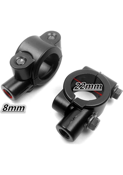 No.1 Tarzı Evrensel Motosiklet Aynası Scooter E-Bike Dikiz Mirrorair Elektromobil Arka Taraf Dışbükey Ayna (Yurt Dışından)