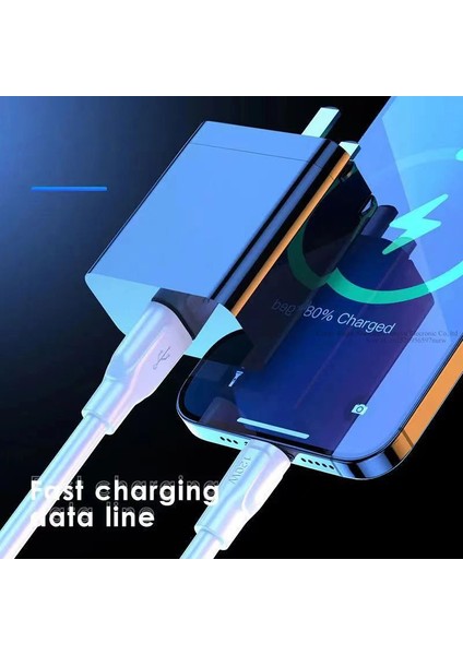 2 Metre 6 Amper Kalın 120W Iphone 13 Pro Max 14 12 11 Mini 8 7 Xr x Xs 6 Kablo Fast Hızlı Şarj Ios fırsatları
