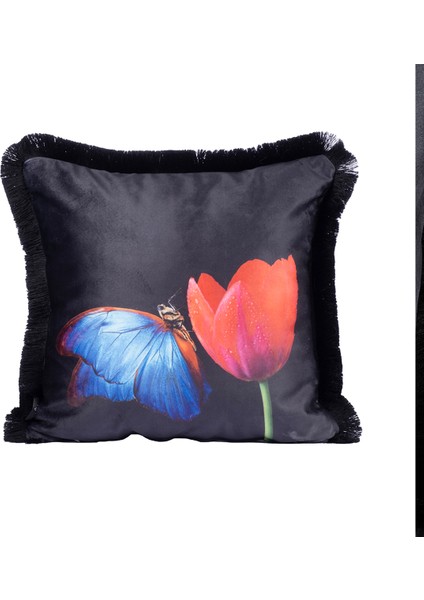 Kadife Kırlent Ithal Özel Tasarım Modern Klasik Püsküllü Kırlent Kılıfı modelleri