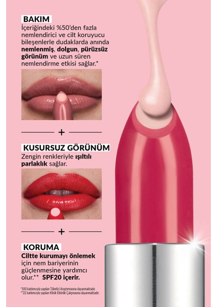 Hydramatic Işıltılı Ruj Coral