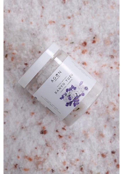 Lavanta Yağlı Doğal Banyo Küvet Tuz 300 gr - Ingiliz,himalaya,deniz ve Kaya Tuzu