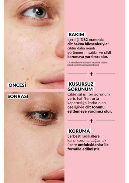 Make Up Care 3’ü 1 Arada Serum Fondöten 30 Ml. 235P Shell indirimleri