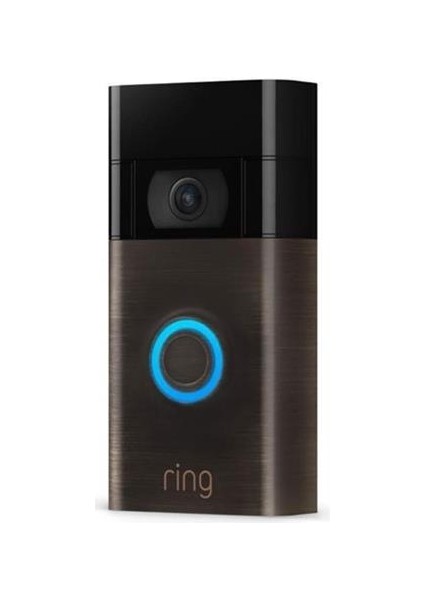 Video Doorbell 1080p Akıllı Smart Görüntülü Kapı Zili Siyah