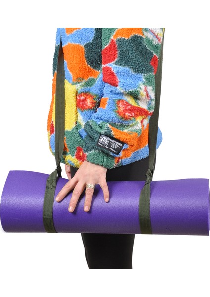 Yoga Matı Pilates Kamp Sandalyesi Plaj Hasırı Taşıma Kemeri Bağlama Askısı Silindir Taşıma Kayışı