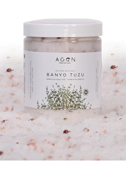 Kekik ve Çay Ağacı Yağlı Doğal Banyo Küvet Tuz 300 gr - Ingiliz,himalaya,deniz ve Kaya Tuzu fiyatları