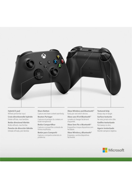 Xbox Wireless Controller Uyumlu 9. Nesil Siyah