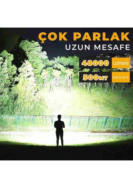 48000 Lümen Çok Amaçlı El Feneri indirimleri