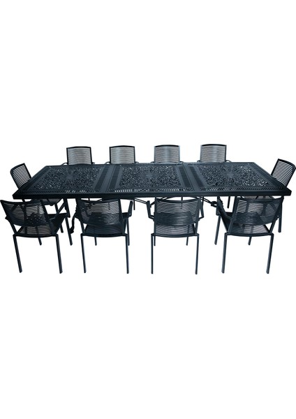 Alüminyum Masa Sandalyeli Bahçe Takımı cg743