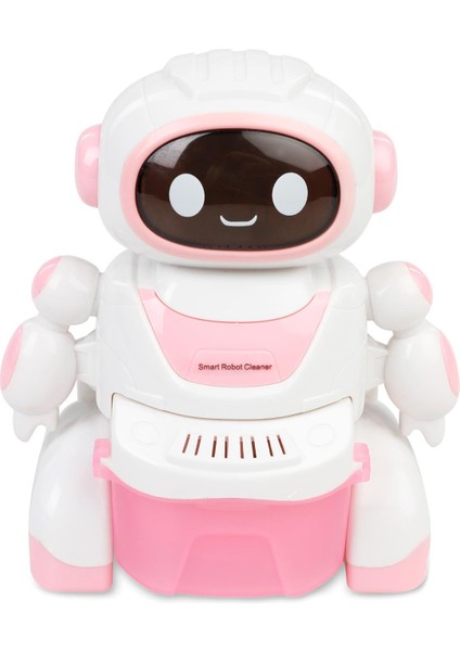 Sesli ve Işıklı 2 Fonksiyonlu Oyuncak Sevimli Robot Süpürge - Sweeping Robot
