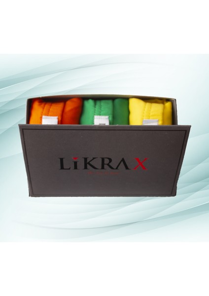 3'lü Erkek Çocuk Boxer ( Turuncu - Yeşil - Sarı )