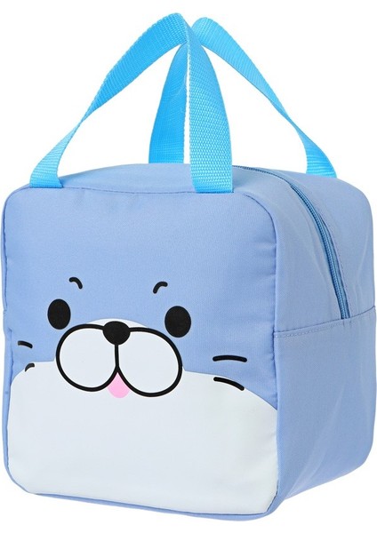 Sevimli Fok Suratlı Yiyecek Çantası - Mavi- 20CM fiyatları