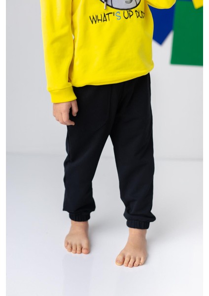 Unisex Çocuk Lastikli Düz Jogger Eşofman Altı fiyatları