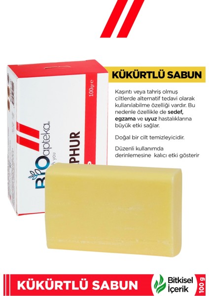 Kükürtlü Sabun 100 gr
