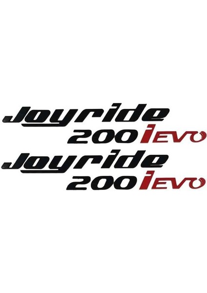 Sym Joyride 200I Evo 3D Pleksi Sele Altı Kapak Grenajı Amblemi Logosu Yazısı