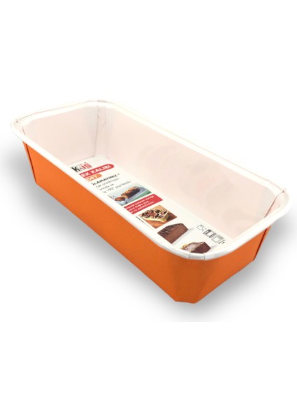 Kullan At Karton Kek Kalıbı Seti 6 Adet 19 cm x 9,5 cm x 5 cm