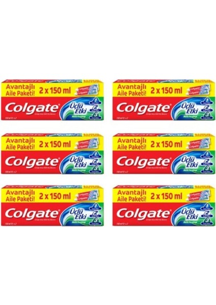 Üçlü Etki 150+150 ml (2li ) *6 Adet