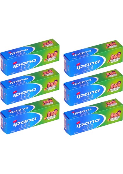 Ipana Sağlıklı Gülüşler Tüm Aile Diş Macunu 65 ml 6 Adet