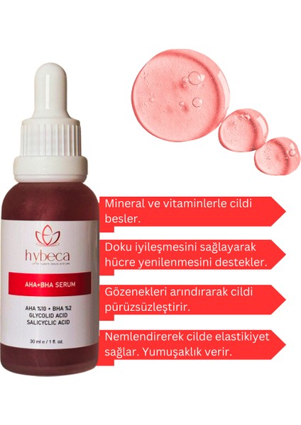 Arındırıcı, Canlandırıcı, Sıkılaştırıcı Peeling Serum (Aha10 & Bha2) Cilt Kusurları Karşıtı 30 Ml modelleri