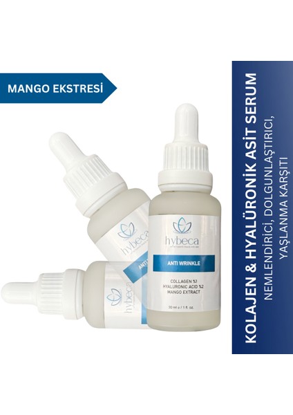 Hyalüronik Asit 2 & Kolajen 1 Anti-Aging Mango Ekstreli Cilt Bakım Serumu 30 Ml