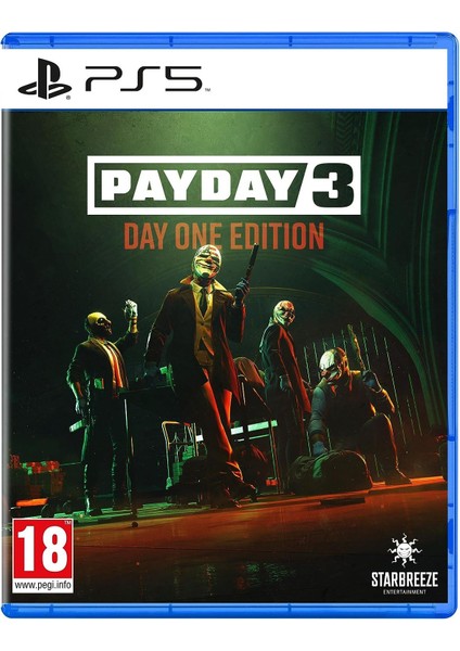 Ps5 Payday 3 Day One Edıtıon