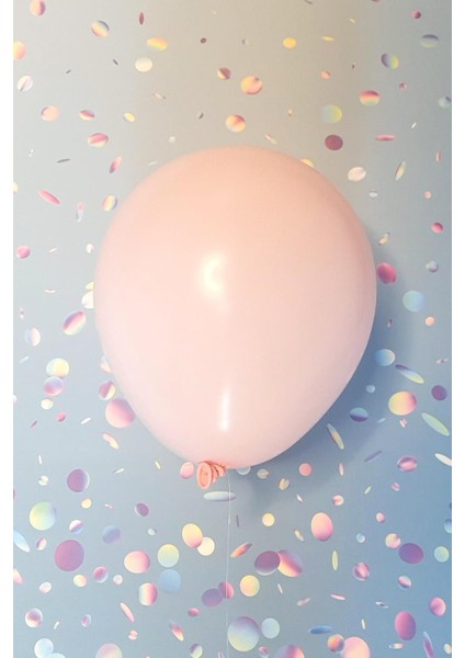 Makaron Pembe Balon 10 Adet - 12 Inc 30 cm Parti Balonu