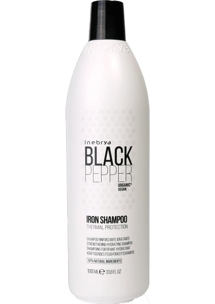 Black Pepper Thermal Protection Isı Koruyucu Güçlendirici Şampuan 1000 Ml