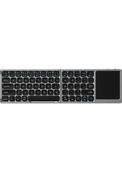 Bluetooth Klavye Keyboard Wiwu Fmk-04 Katlanabilir Kablosuz Multifonksiyonel Touchpadli Klavye