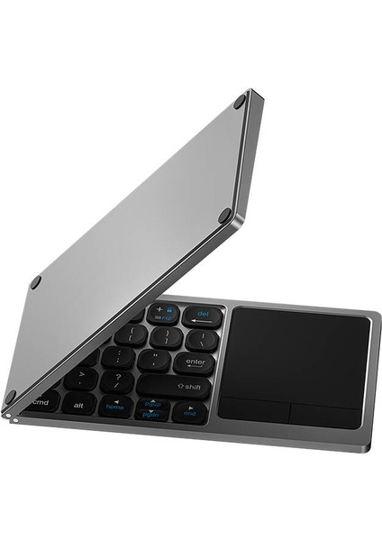 Bluetooth Klavye Keyboard Wiwu Fmk-04 Katlanabilir Kablosuz Multifonksiyonel Touchpadli Klavye