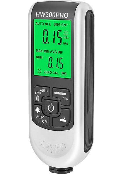 0-2000UM Kalınlık Ölçer Yüksek Hassasiyetli LCD Dijital (Yurt Dışından)