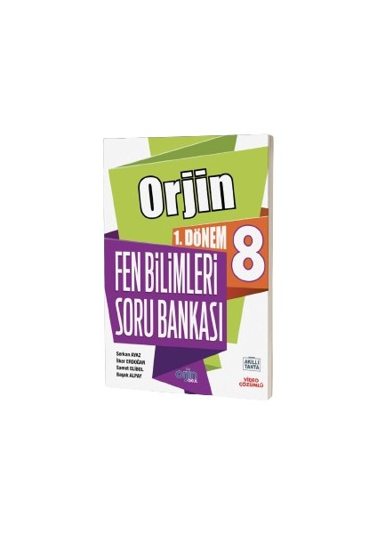 8 .Sınıf Fen Bilimleri 1.ve 2. Dönem Soru Bankası 2 Kitap