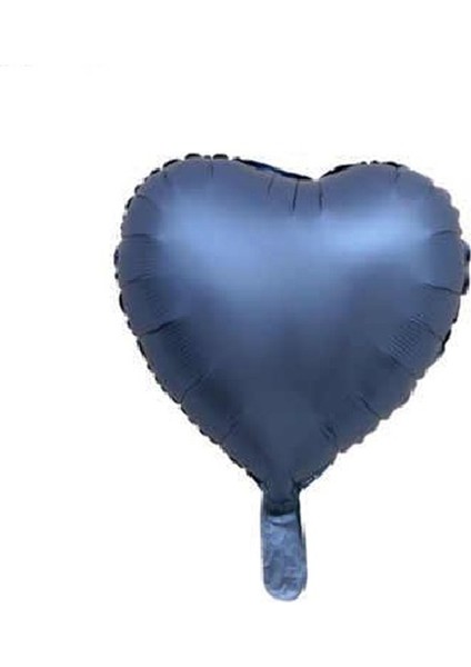 Saten Kalp Mavi 18 Inç Folyo Balon 1 Adet
