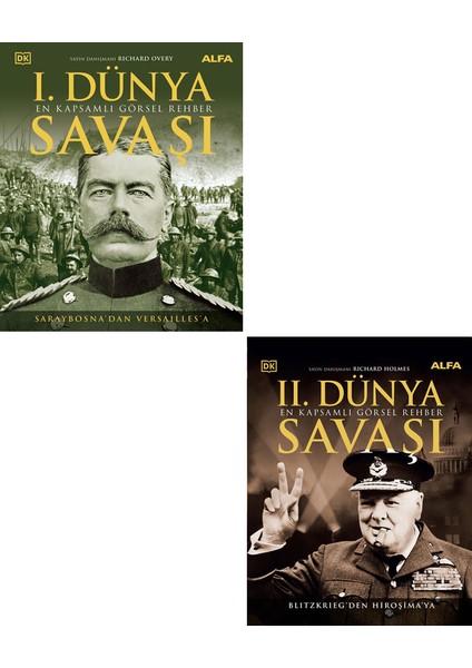 1. Dünya Savaşı - 2. Dünya Savaşı En Kapsamlı Görsel Rehber 2 Kitap - Richard Overy