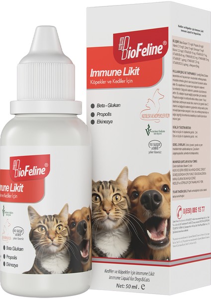 Immune Sıvı Kedi & Köpek Güçlendirme C Vitamini