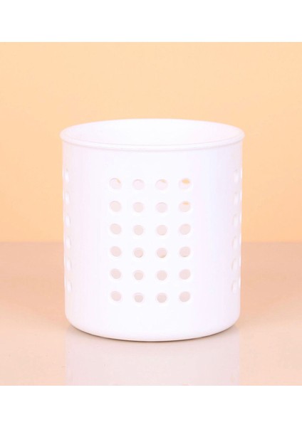 Beyaz Dik Kaşıklık 13 cm Plastik