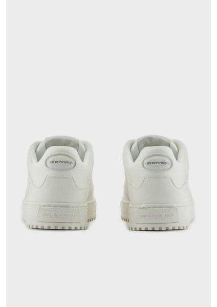 Logolu Deri Sneaker Ayakkabı Erkek Ayakkabı X4X636 XR070 00894 fırsatları