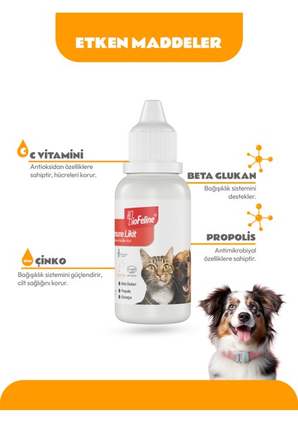 Immune Sıvı Kedi & Köpek Güçlendirme C Vitamini