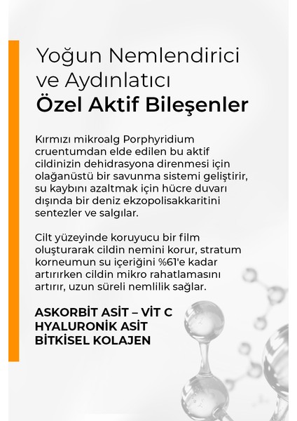 Known Yoğun Nemlendirici ve Aydınlatıcı Serum 30 ml (Ascorbic Acid + Provitamin B5 + Hyaluronic Acid + Collagen)