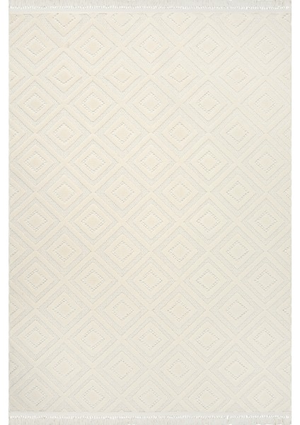 Liya Iskandinav Halı Bukle Krem Salon Halısı modelleri