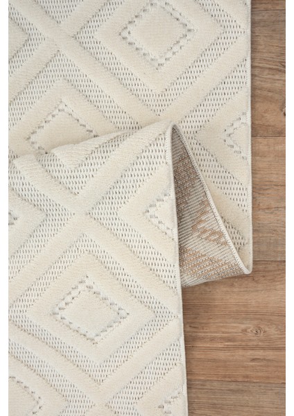 Liya Iskandinav Halı Bukle Krem Salon Halısı fırsatları