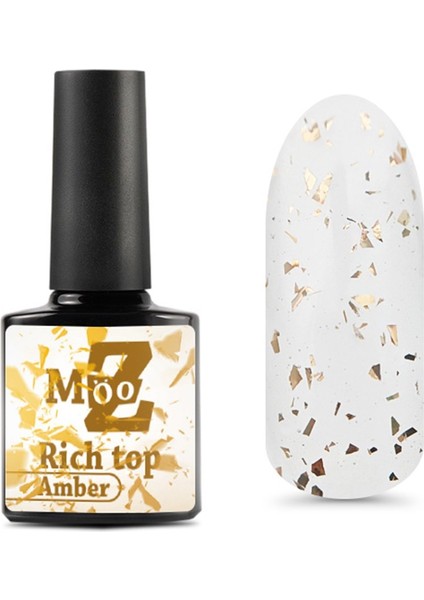 Potal Rich Top Coat Amber Parlak No Wipe 9 ml