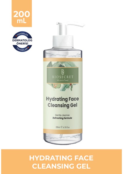 Hydrating Face Cleansing Gel 200ml Yüz Temizleme Jeli