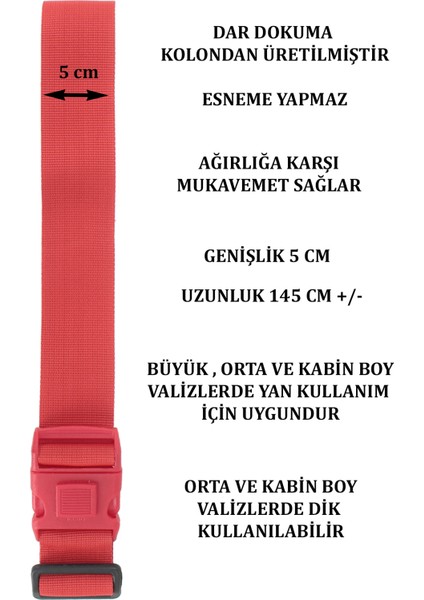 Valiz Bavul Kemeri Aç Kapat Emniyet Kilitli modelleri