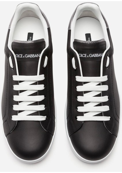 Dolce & Gabbana Calfskin Nappa Portofino Sneakers