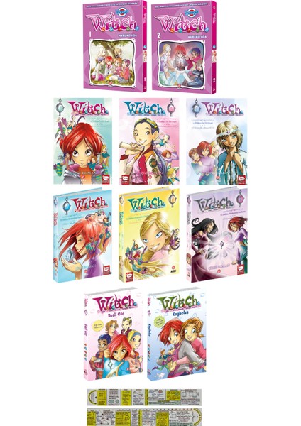 Witch Serisi 10 Kitap Çizgi Roman - Matematik Öğreten Ayraç