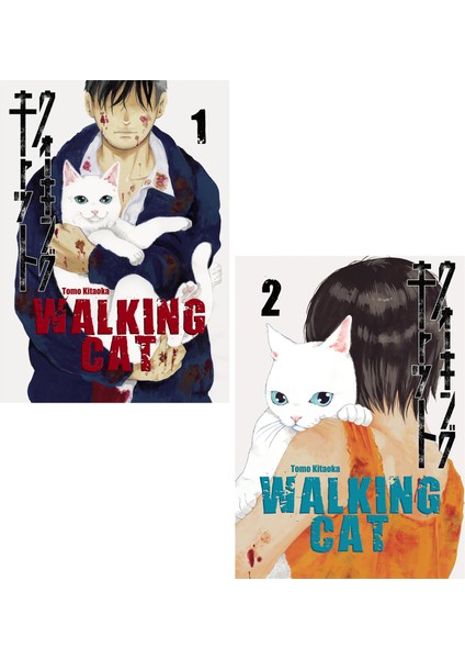 Walking Cat 1. ve 2. Ciltler Manga Seti - Tomo Kitaoka - Matematik Öğreten Ayraç