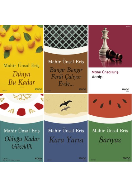 Dünya Bu Kadar - Bangır Bangır Ferdi Çalıyor Evde - Acaip - Olduğu Kadar Güzeldik - Kara Yarısı - Sarıyaz - 6 Kitap - Mahir Ünsal Eriş