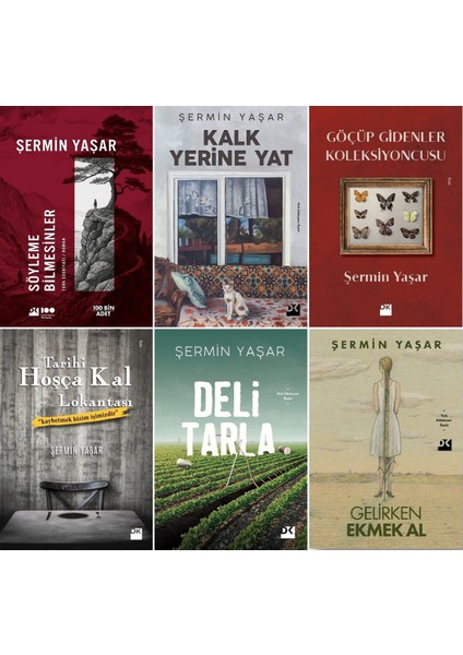 Söyleme Bilmesinler - Kalk Yerine Yat - Gelirken Ekmek Al - Deli Tarla - 6 Kitap - Şermin Yaşar + Matematik Öğreten Ayraç