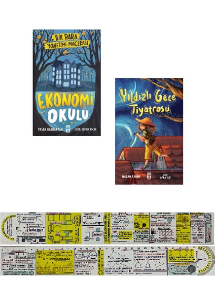 Ekonomi Okulu - Yıldızlı Gece Tiyatrosu 2 Kitap - Matematik Öğreten Ayraç