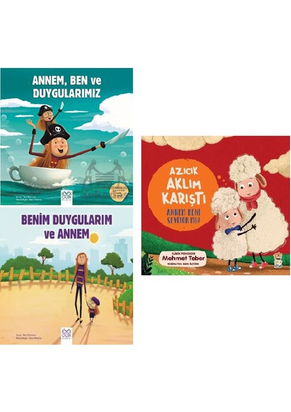 Annem, Ben ve Duygularımız - Benim Duygularım ve Annem - Annem Beni Seviyor mu? 3 Kitap