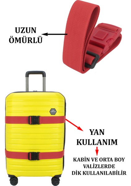 2 Adet Valiz Bavul Kemeri Aç Kapat Emniyet Kilitli fırsatları